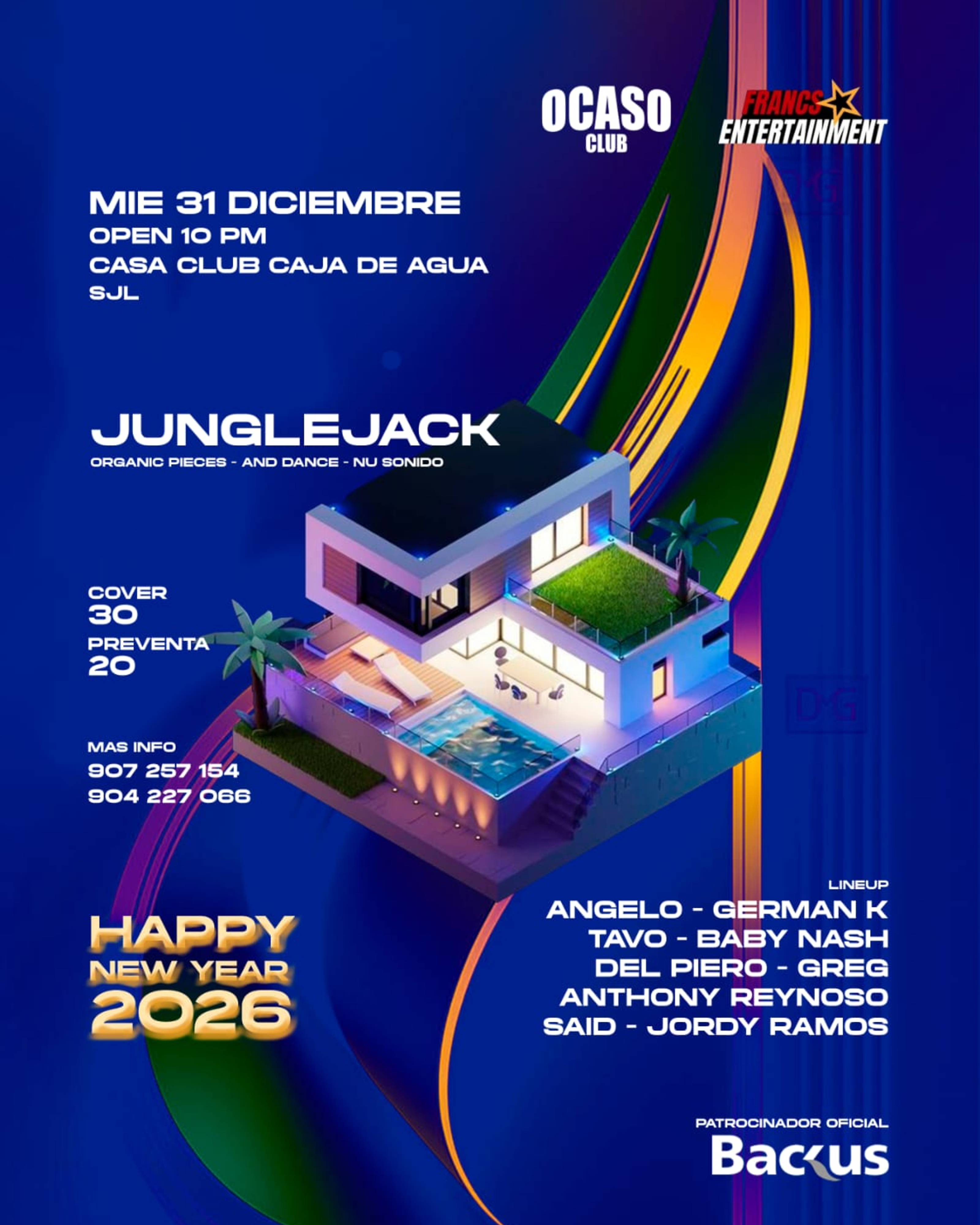 Happy New Year 2026 · Junglejack