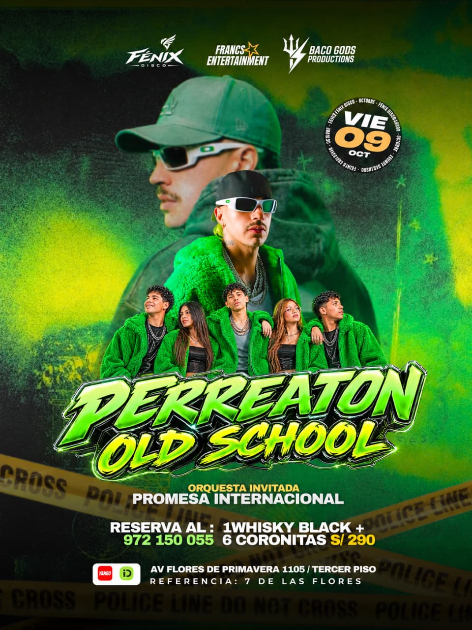 Flyer oficial Perreatón Old School