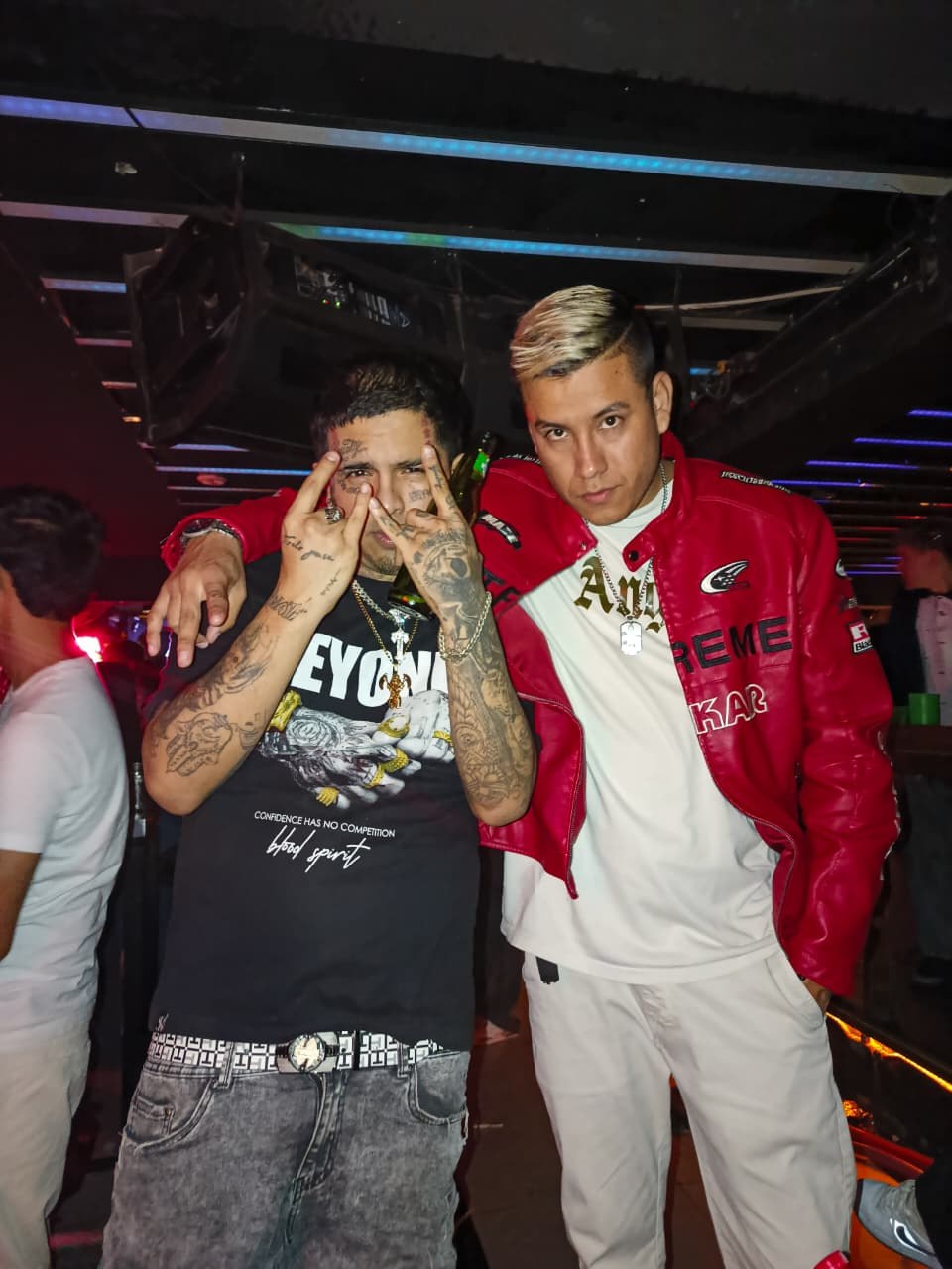 Backstage con artista